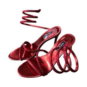 Nine West Maskil Ankle Wrap Heeled Sandals US women Size 8